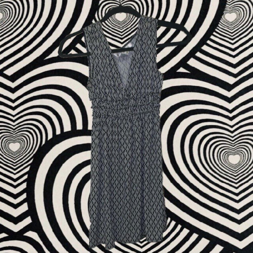 Printed Mini Dress